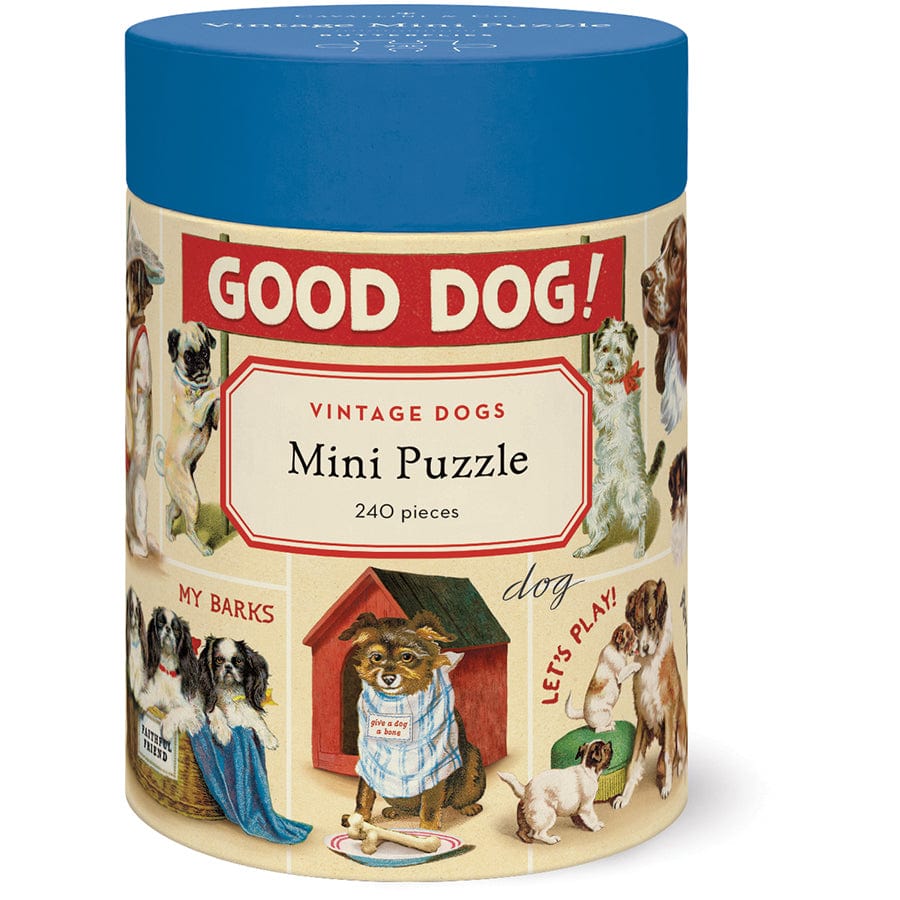 Cavallini & Co. Gifts Cavallini & Co Vintage Dogs 240 Pieces Mini Puzzle