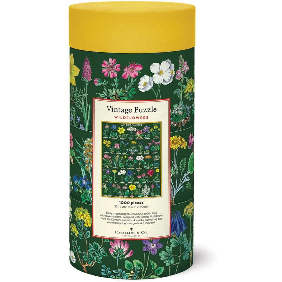 Cavallini & Co. Gifts Cavallini & Co Wildflowers 2 1000 Piece Puzzle