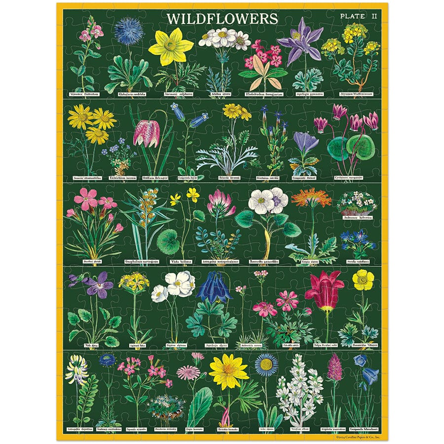 Cavallini & Co. Gifts Cavallini & Co Wildflowers 240 Pieces Mini Puzzle