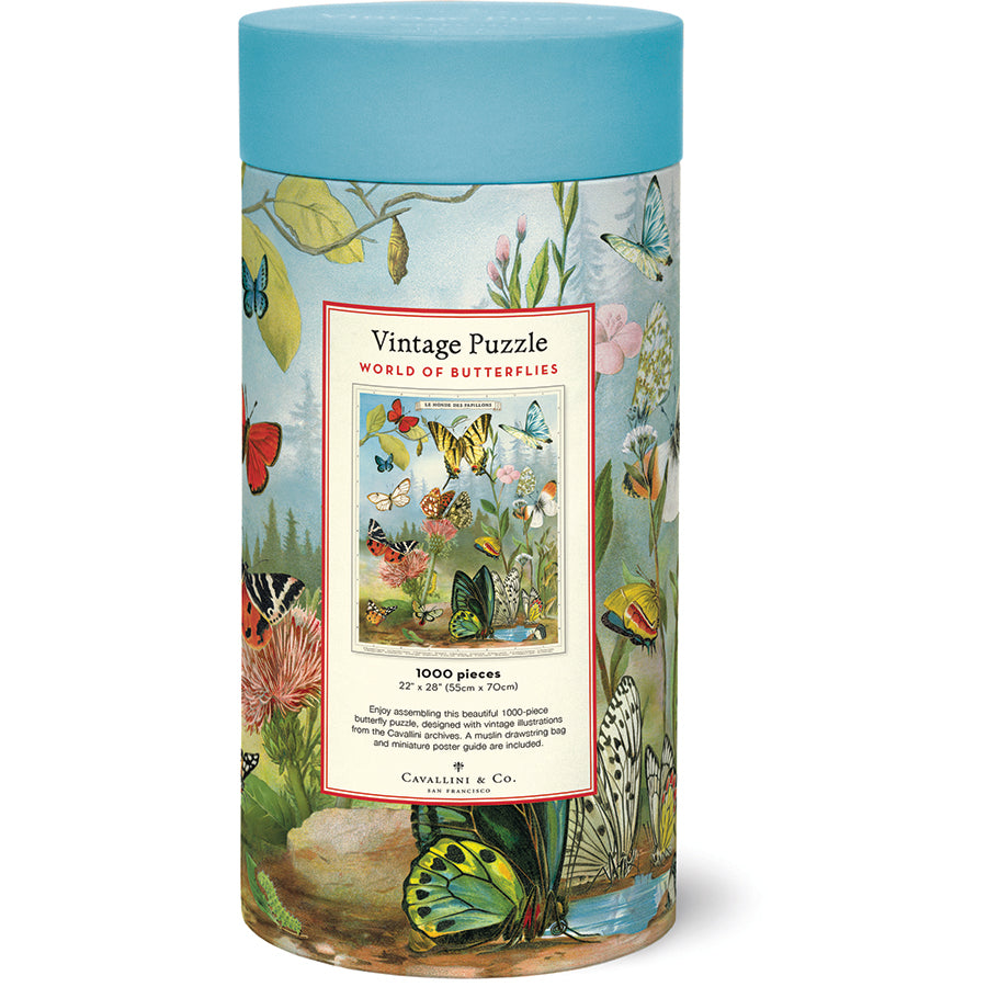 Cavallini & Co. Gifts Cavallini & Co World of Butterflies 1000 Piece Puzzle