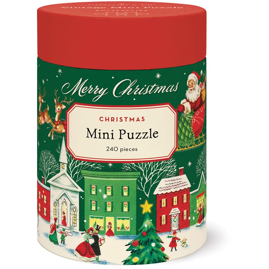 Cavallini &amp; Co. Gifts Christmas Mini Puzzle | Cavallini &amp; Co.