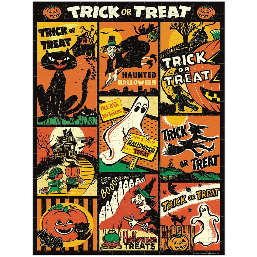 Cavallini &amp; Co. Gifts Halloween Mini Puzzle | Cavallini &amp; Co.