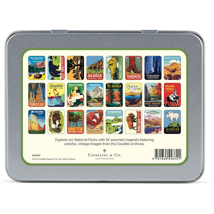 Cavallini & Co. Gifts National Parks Magnets