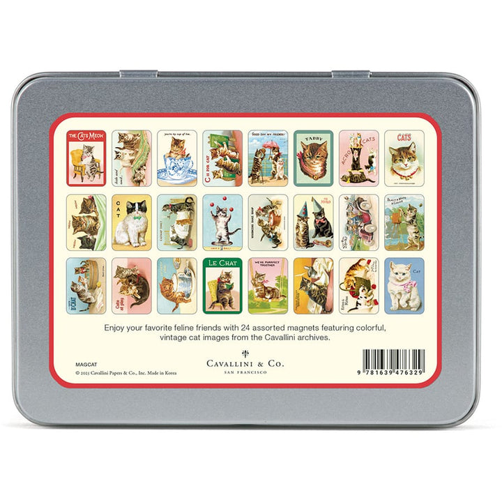 Cavallini & Co. Gifts Vintage Cats Magnets