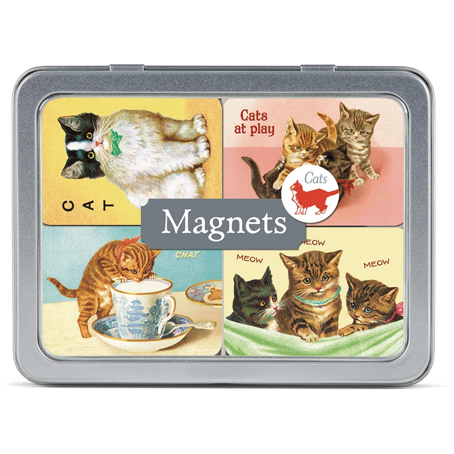 Cavallini & Co. Gifts Vintage Cats Magnets