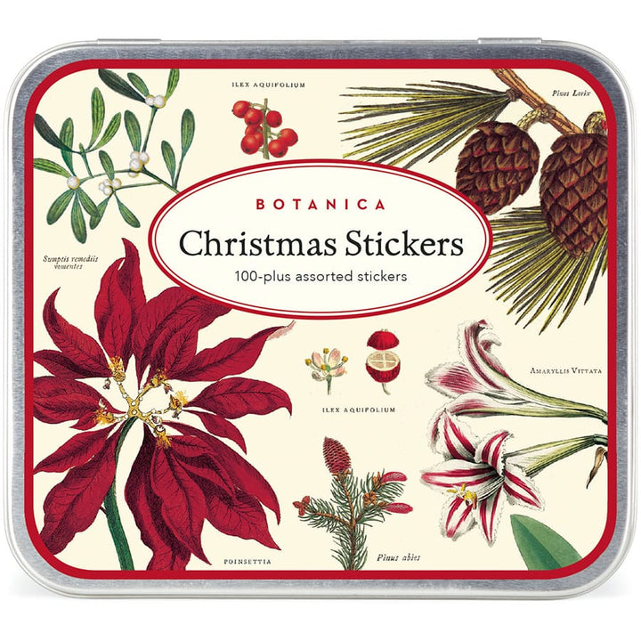 Cavallini &amp; Co. Holiday Christmas Botanica Stickers | Cavallini &amp; Co.