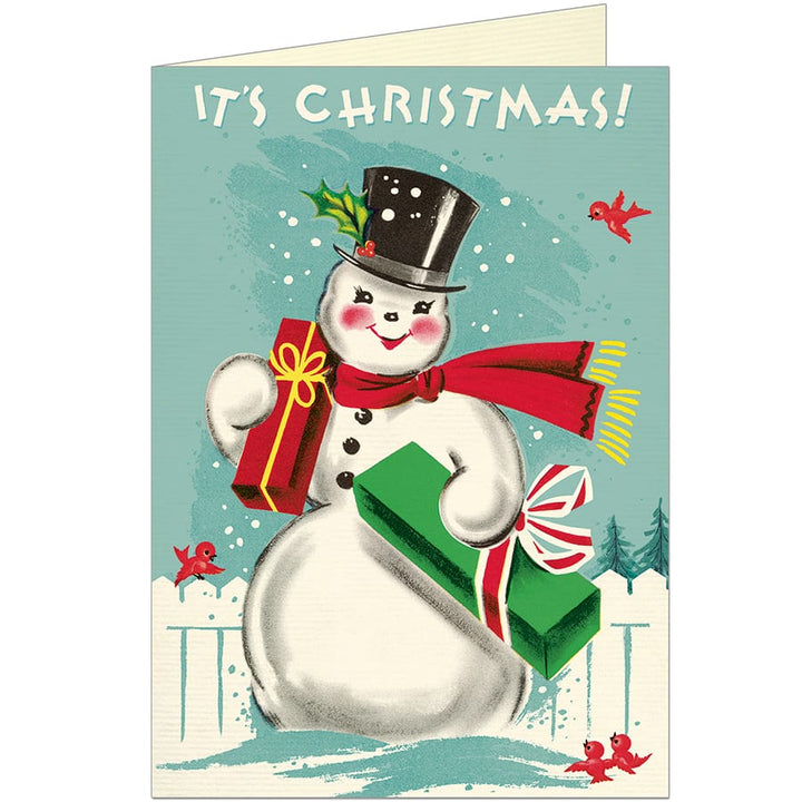 Cavallini &amp; Co. Holiday Snowman Christmas Boxed Notes | Cavallini &amp; Co.