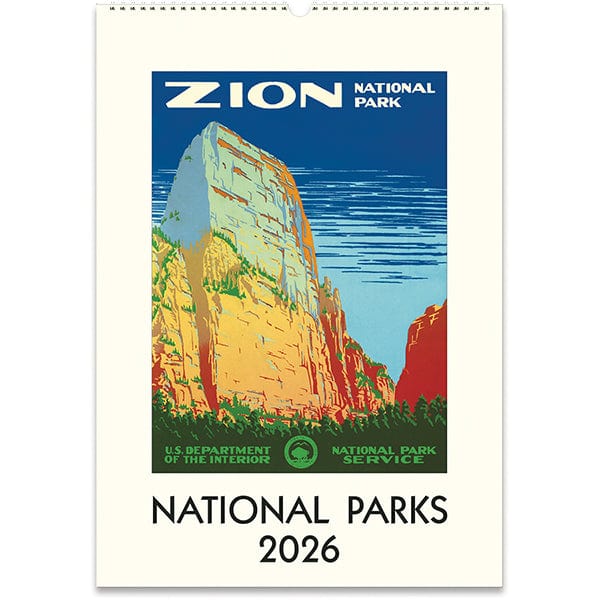 Cavallini & Co. Paper 2026 National Parks Wall Calendar