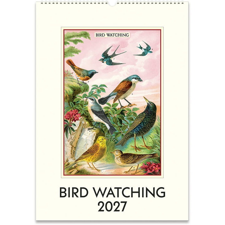 Cavallini & Co. Paper 2027 Bird Watching Wall Calendar
