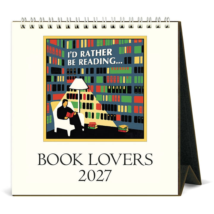 Cavallini & Co. Paper 2027 Book Lover's Desk Calendar