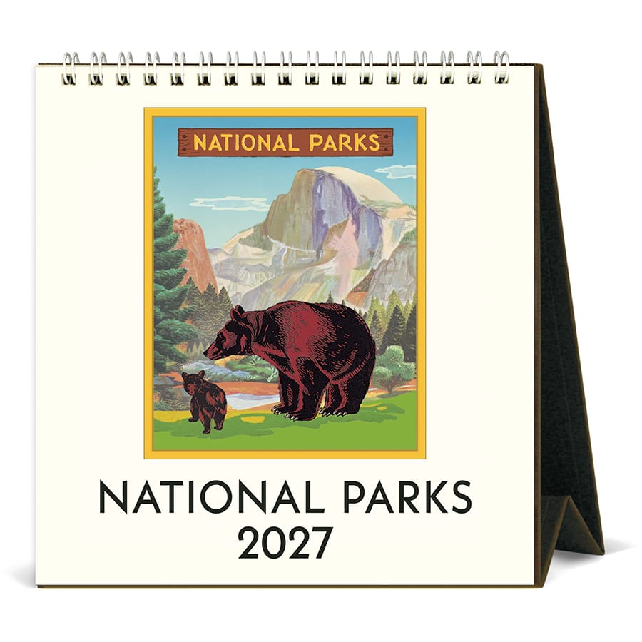 Cavallini & Co. Paper 2027 National Parks Desk Calendar