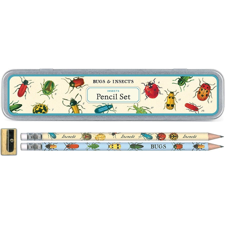 Cavallini & Co. Pen and Pencils Bugs Pencil Set