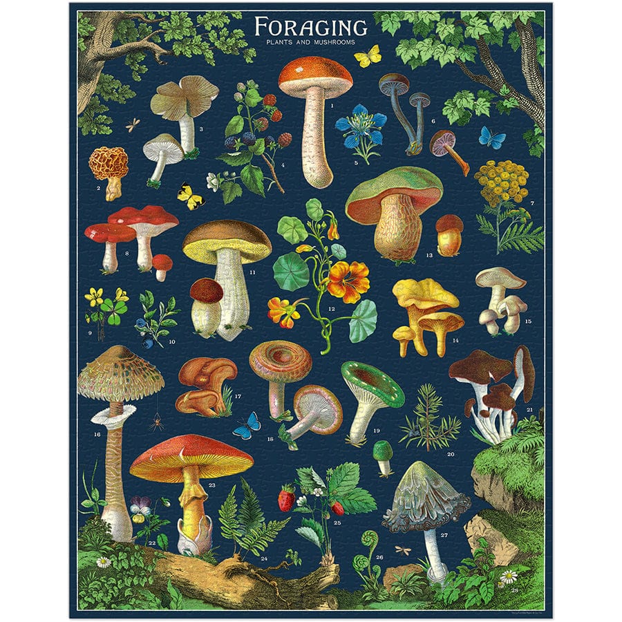 Cavallini & Co. Puzzle Cavallini & Co Foraging 1000 Piece Puzzle