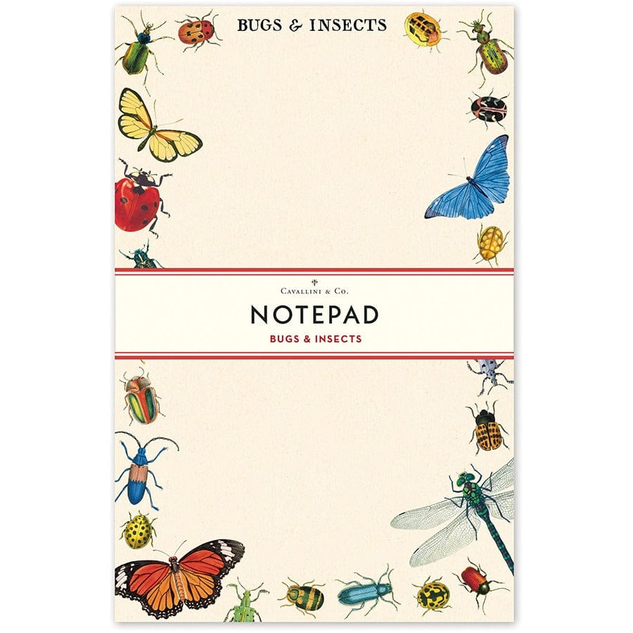 Cavallini & Co. Stationery Bugs & Insects Notepad