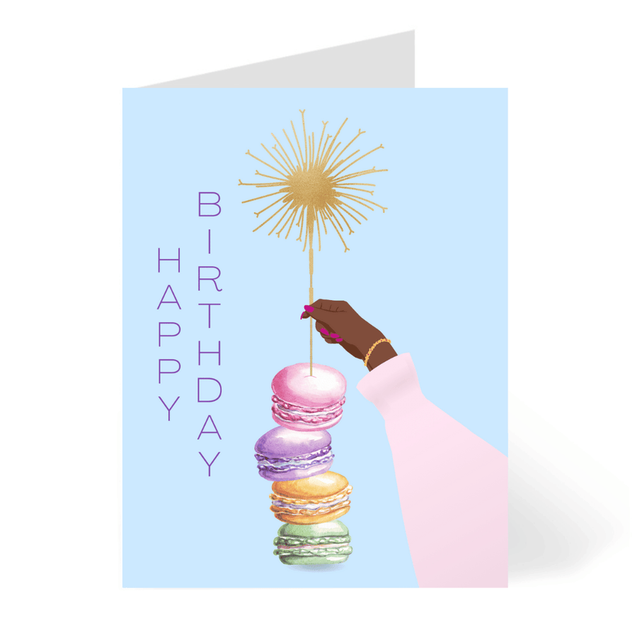 CheerNotes Cards Macaron Birthday Card