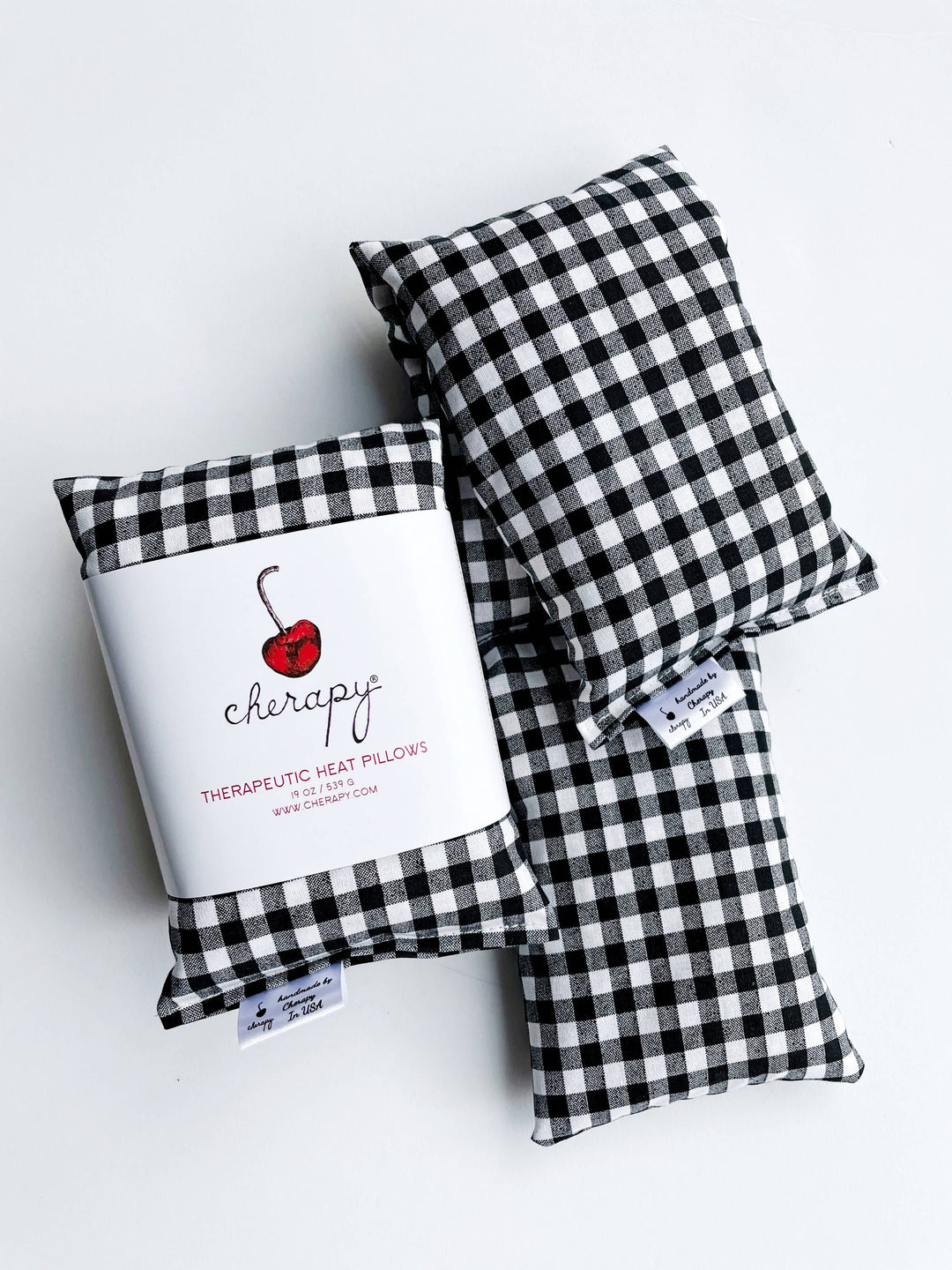 Cherapy Gifts Therapeutic Heat Wrap - Black Gingham