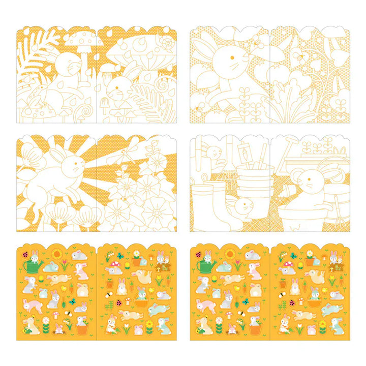 Chronicle Books Baby Bunnies Coloring Book + Stickers