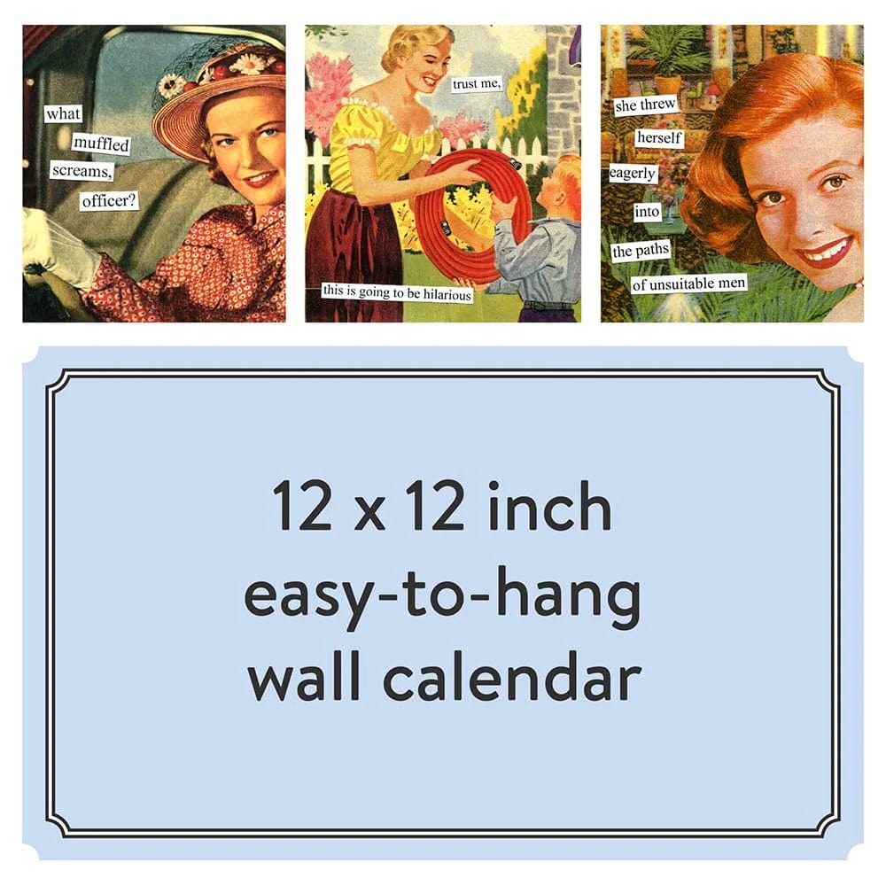 Chronicle Books Calendar Anne Taintor 2025 Wall Calendar