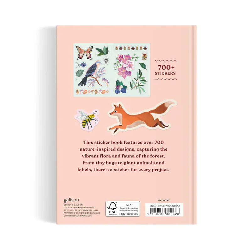 Chronicle Books Cards Art of the Forest 100 Page Sticker Book