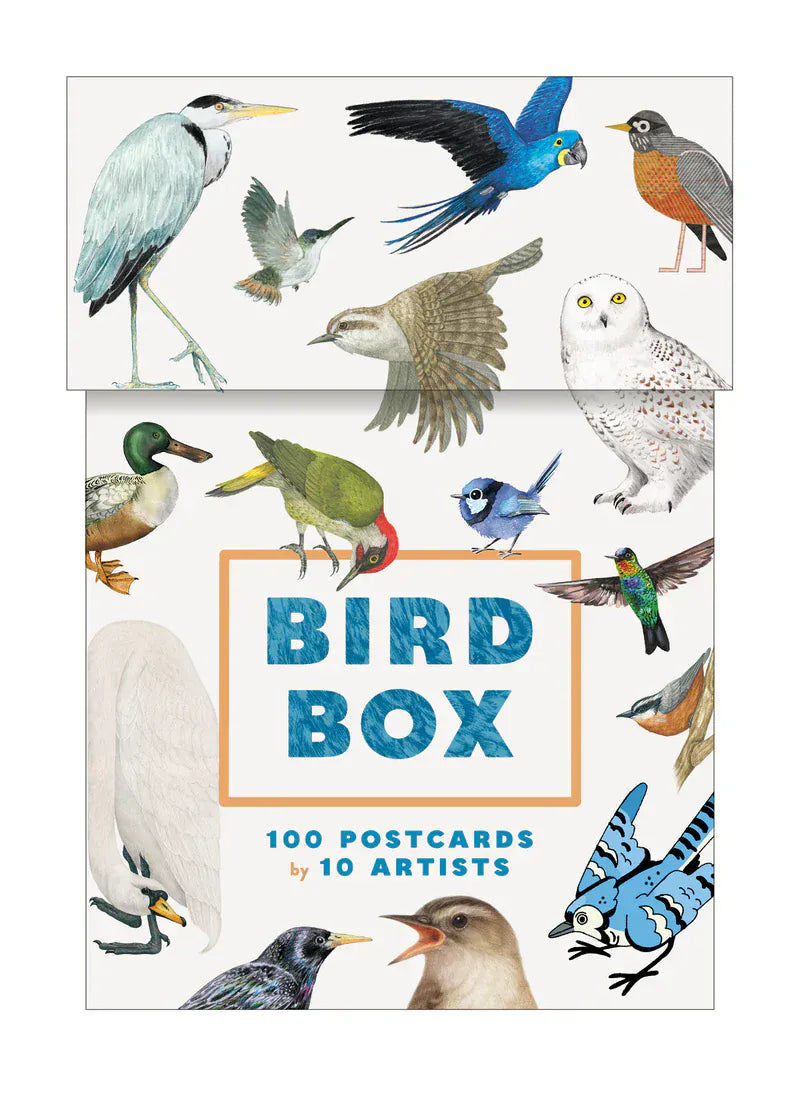 Chronicle Books Cards Bird Box: 100 Postcards by 10 Artists