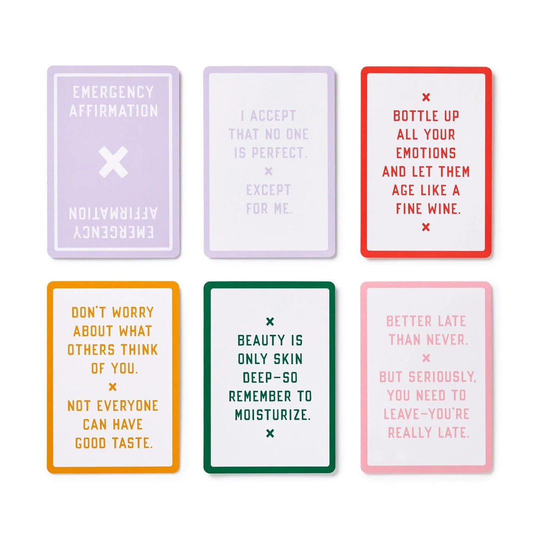 Chronicle Books Cards Emergency Affirmations for Exceptionally Stupid Days