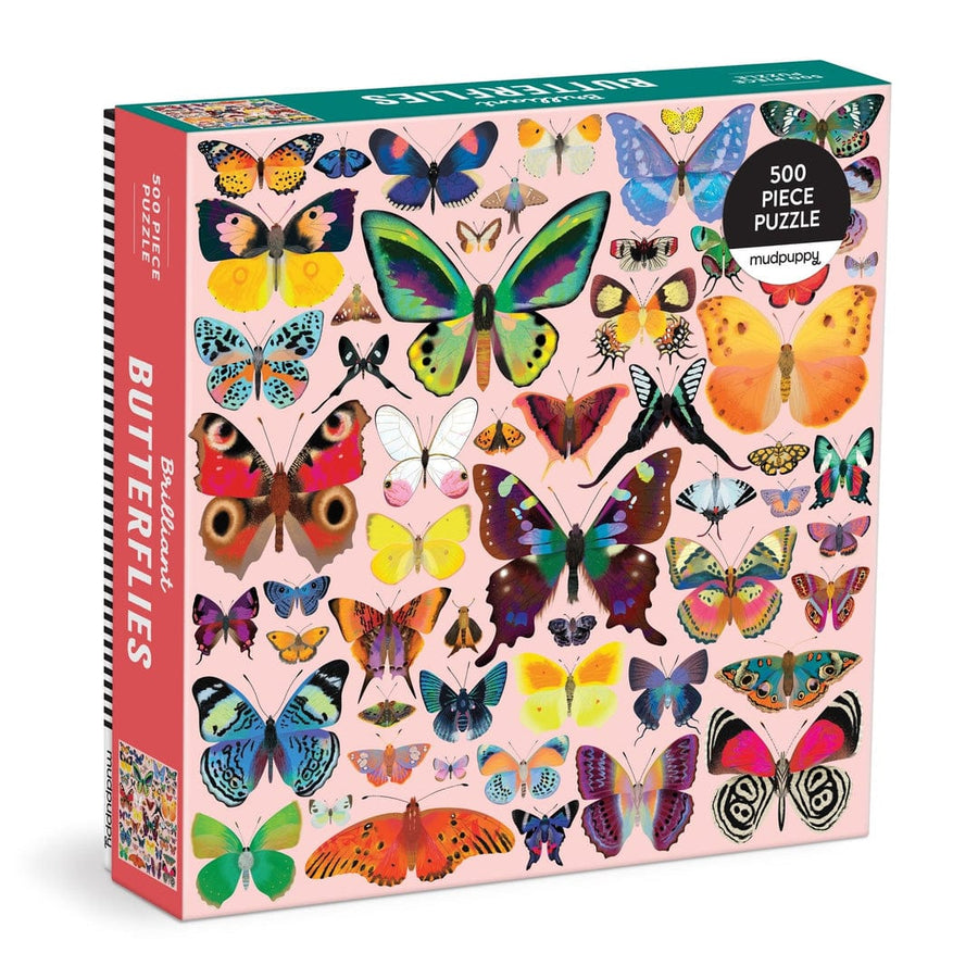 Chronicle Books Gifts Brilliant Butterflies 500 Piece Puzzle