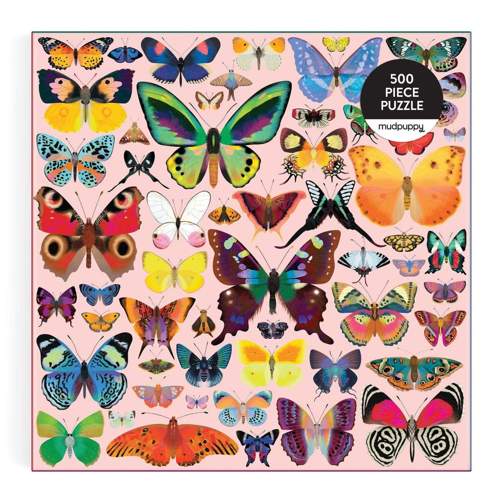 Chronicle Books Gifts Brilliant Butterflies 500 Piece Puzzle