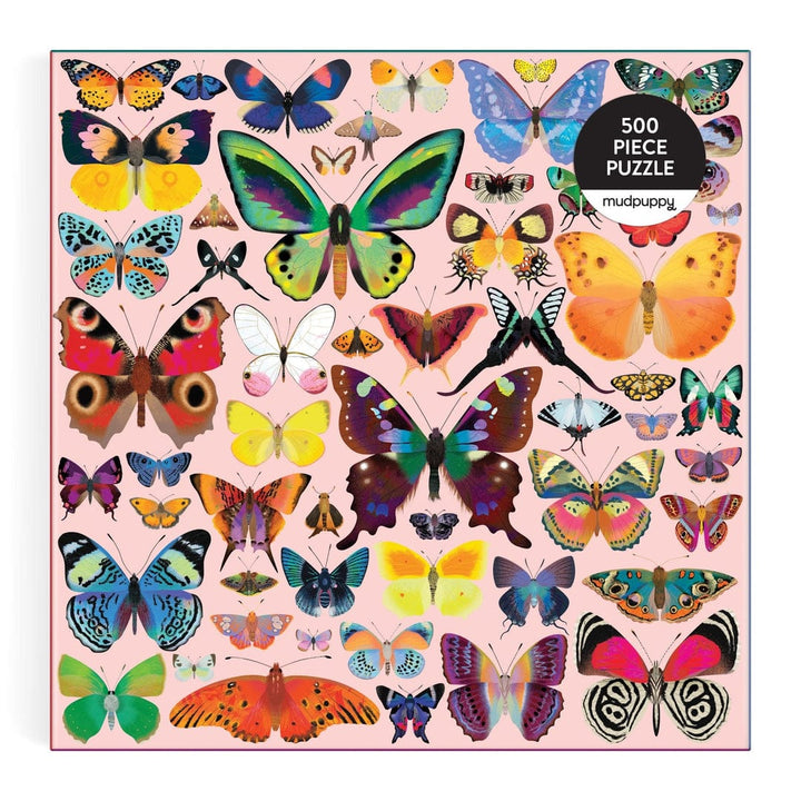 Chronicle Books Gifts Brilliant Butterflies 500 Piece Puzzle