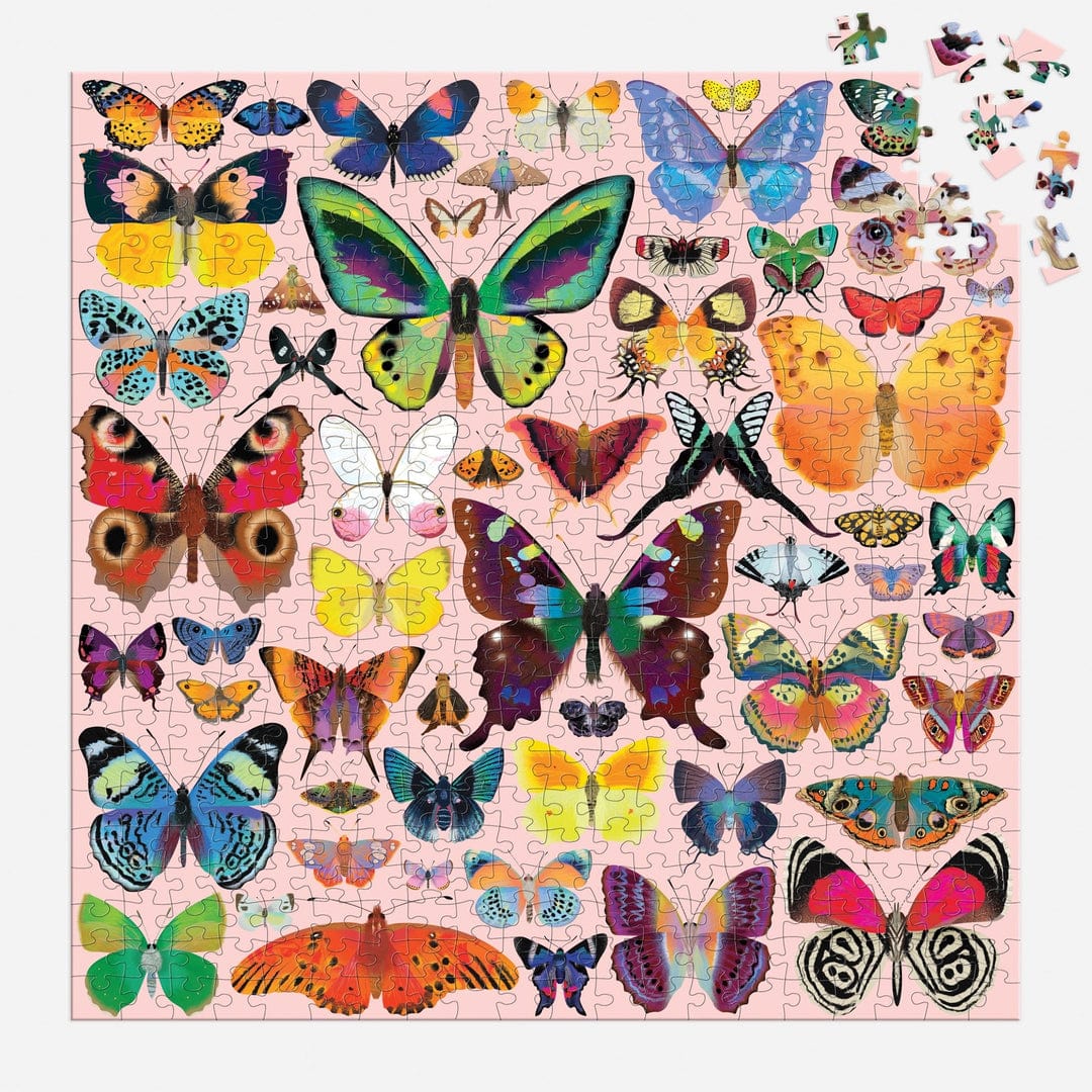 Chronicle Books Gifts Brilliant Butterflies 500 Piece Puzzle