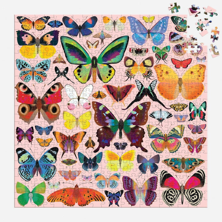 Chronicle Books Gifts Brilliant Butterflies 500 Piece Puzzle