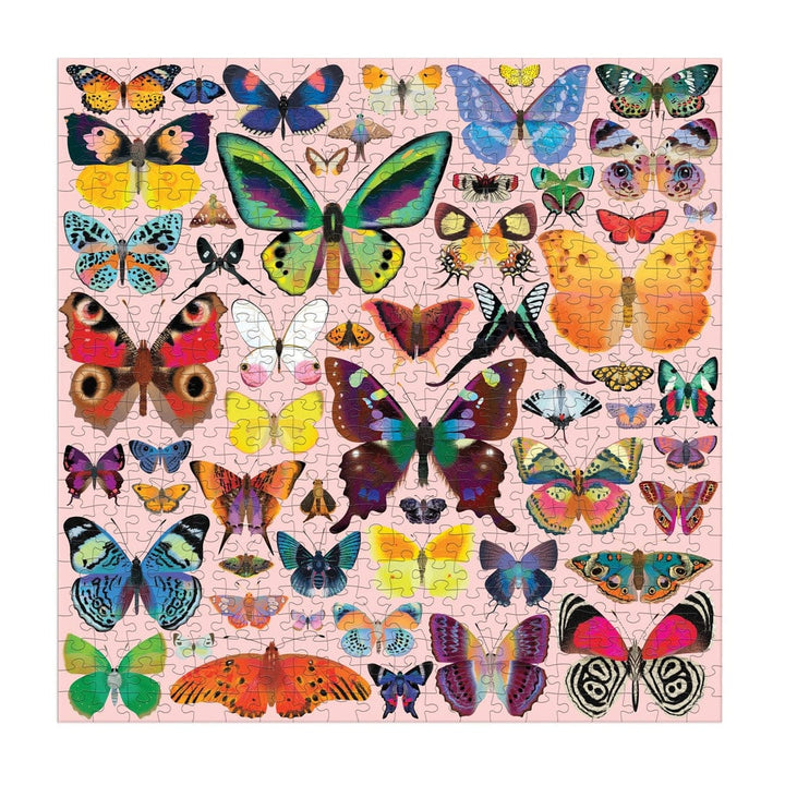 Chronicle Books Gifts Brilliant Butterflies 500 Piece Puzzle
