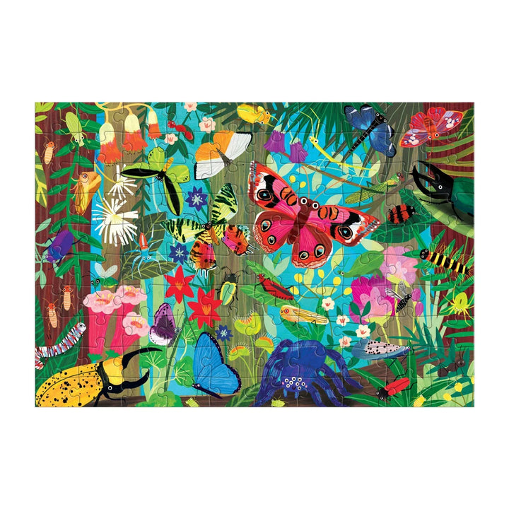 Chronicle Books Gifts Bugs & Butterflies 100 Piece Puzzle