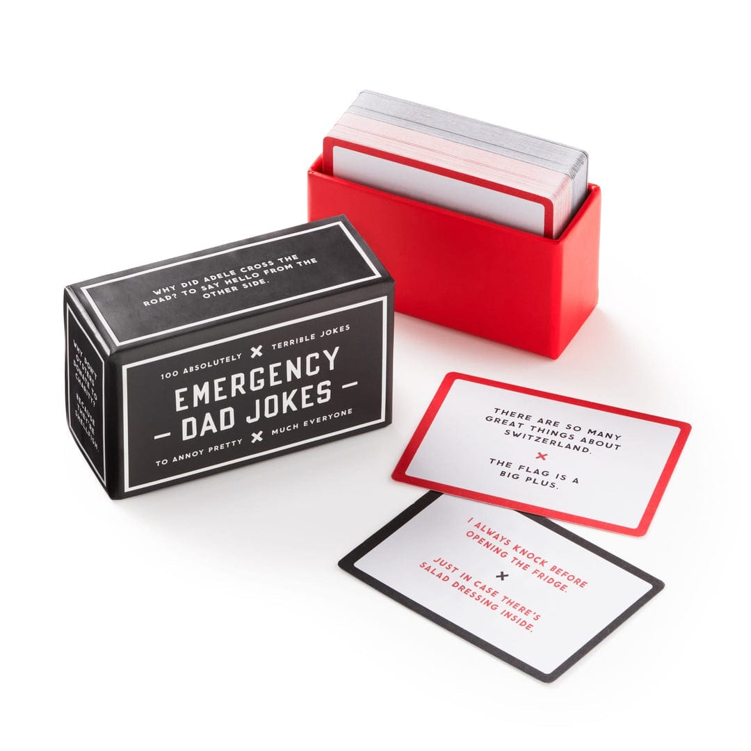 Chronicle Books Gifts Card Set Emergency Dad Jokes