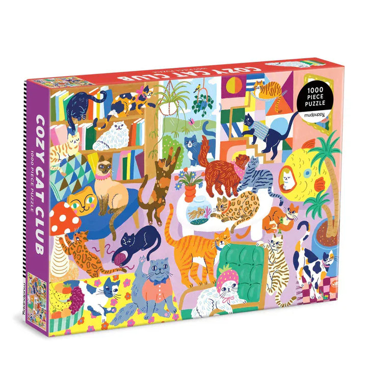 Chronicle Books Gifts Cozy Cat Club 1000 Piece Family Puzzle