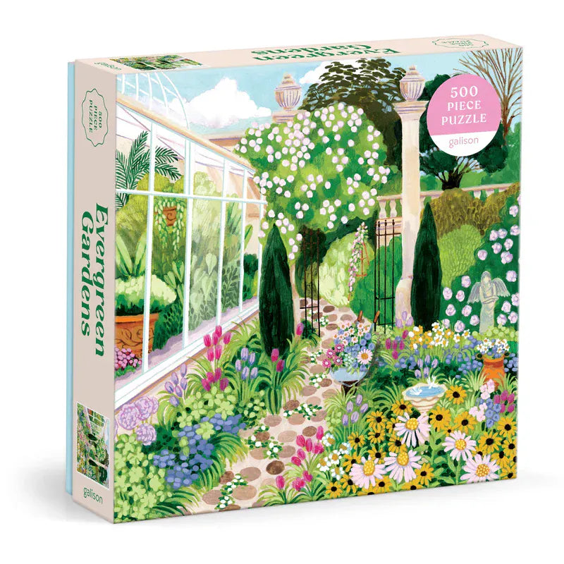 Chronicle Books Gifts Evergreen Gardens 500 Piece Puzzle