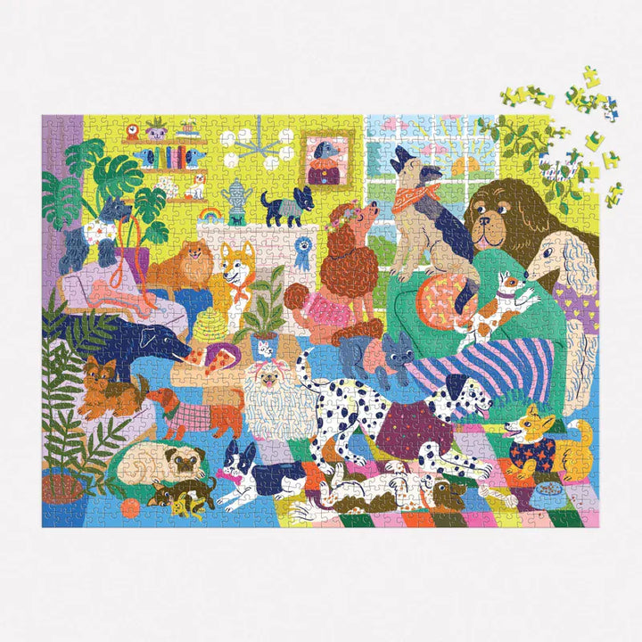 Chronicle Books Gifts Good Dog Club 1000 Piece Family Puzzle