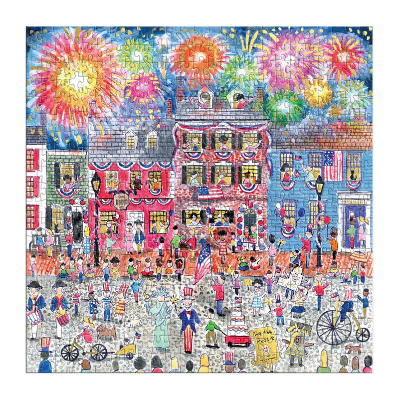Chronicle Books Gifts Michael Storrings Celebrate The USA 500 Piece Foil Puzzle