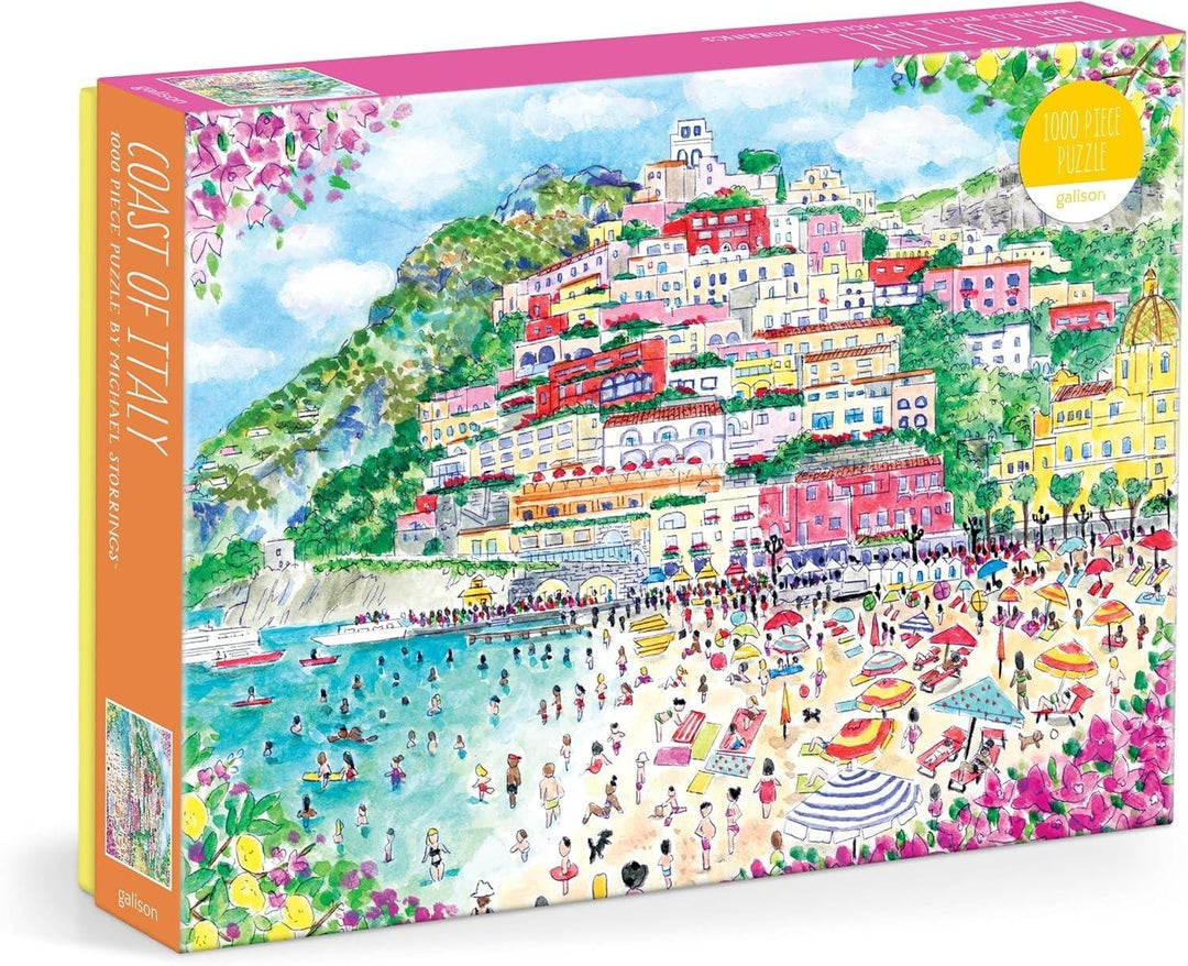 Chronicle Books Gifts Michael Storrings Coast of Italy 1000 Piece Puzzle