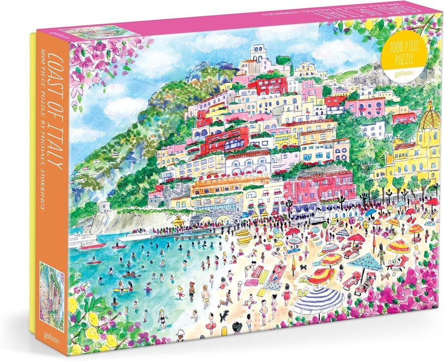 Chronicle Books Gifts Michael Storrings Coast of Italy 1000 Piece Puzzle