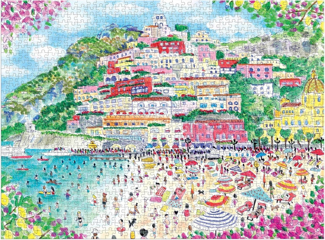 Chronicle Books Gifts Michael Storrings Coast of Italy 1000 Piece Puzzle