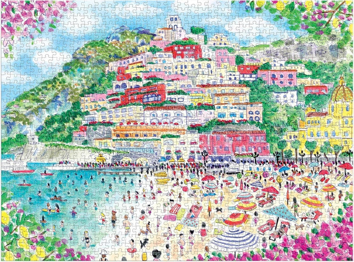 Chronicle Books Gifts Michael Storrings Coast of Italy 1000 Piece Puzzle