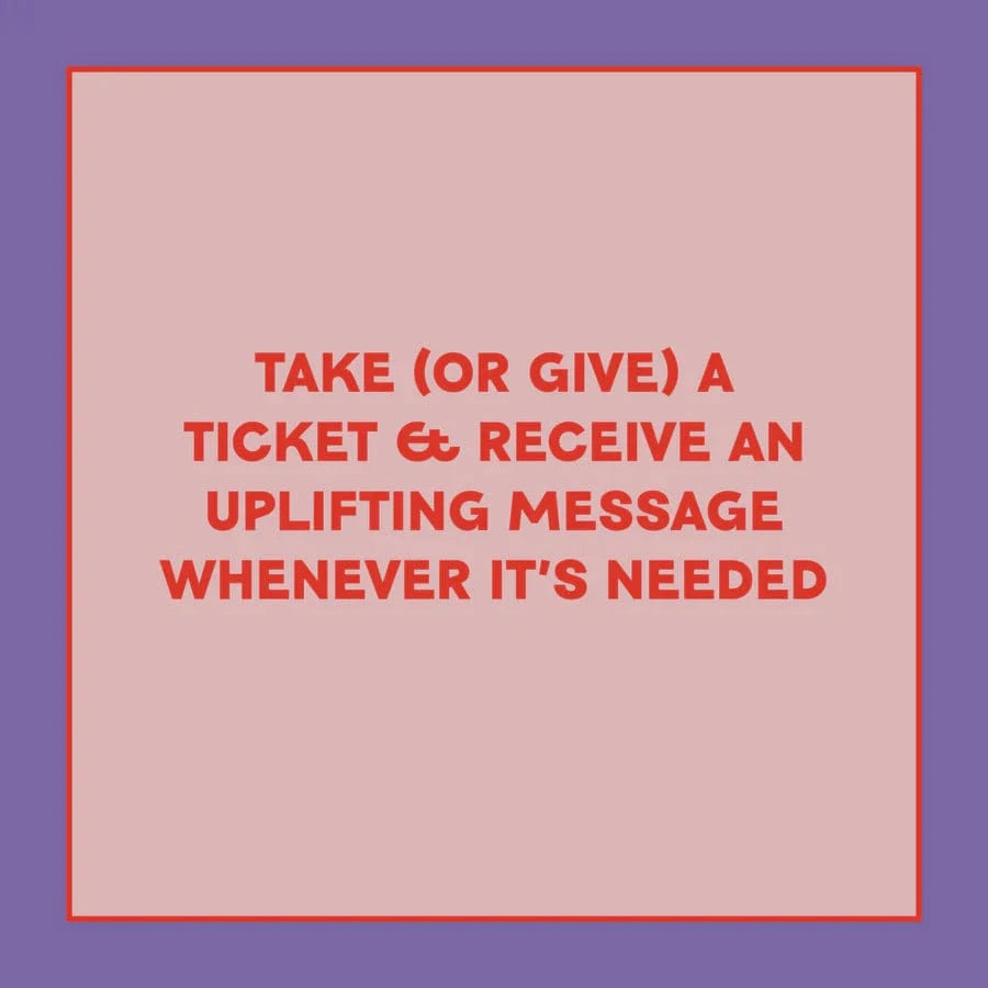 Chronicle Books Gifts Take-a-Ticket: Affirmations