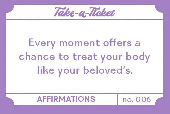 Chronicle Books Gifts Take-a-Ticket: Affirmations