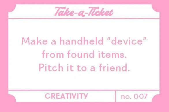 Chronicle Books Gifts Take-a-Ticket: Creativity