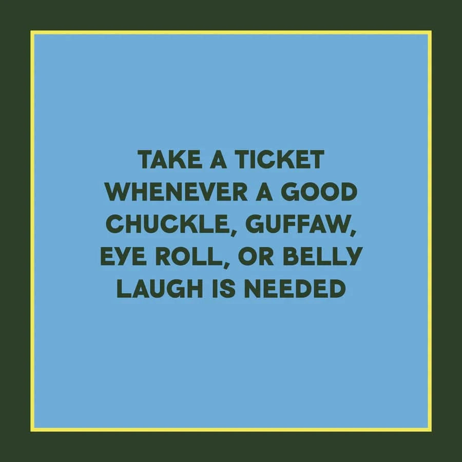 Chronicle Books Gifts Take-a-Ticket: Dad Jokes
