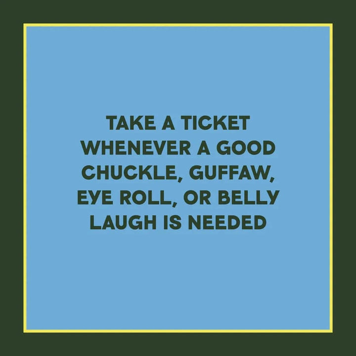Chronicle Books Gifts Take-a-Ticket: Dad Jokes