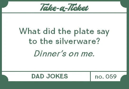 Chronicle Books Gifts Take-a-Ticket: Dad Jokes