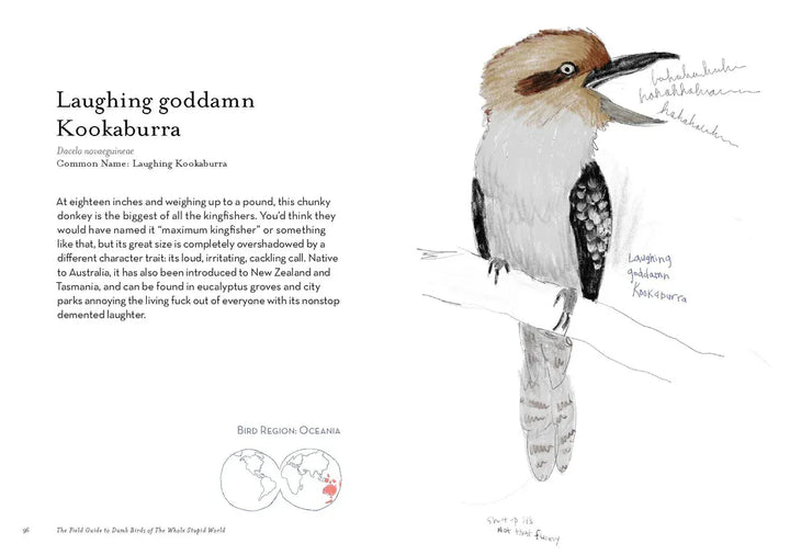 Chronicle Books Gifts The Field Guide To Dumb Birds of the Whole Stupid World