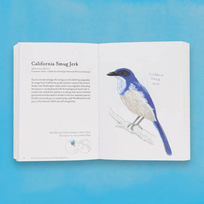 Chronicle Books Gifts The Field Guide To Dumb Birds of the Whole Stupid World