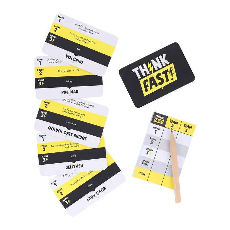 Chronicle Books Gifts Think Fast! Party Game